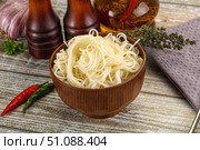 Japanese boiled wheat somet noodles. Стоковое фото, фотограф Андрей Старостин / Фотобанк Лори
