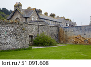 Old buildings of St. Michael's village on St Michael's Mount. Cornwall. England. Great Britain (2009 год). Редакционное фото, фотограф Сергей Пристяжнюк (Serg Zastavkin) / Фотобанк Лори
