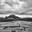 Black and white image of a causeway to St Michael's Mount island. Cornwall. England. Low angle shot from ground level. (2009 год). Стоковое фото, фотограф Сергей Пристяжнюк (Serg Zastavkin) / Фотобанк Лори