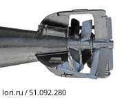 Четырехлопастной двойной гребной винт торпеды. Four-bladed twin torpedo propeller. Стоковое фото, фотограф Татьяна Д / Фотобанк Лори