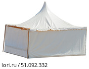 Белая тентовая палатка на белом фоне. White tent on a white background. Стоковое фото, фотограф Татьяна Д / Фотобанк Лори