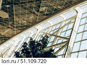 Baku, Azerbaijan, 29 August 2016, Interior Heydar Aliyev International Airport. Редакционное фото, фотограф Spirit River / Фотобанк Лори