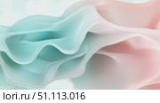 Abstract flowing pastel fabric folds create soft and elegant background. Стоковое AI-видео, аниматор Анастасия Золотницкая / Фотобанк Лори