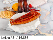 Smoked unagi eel in sause. Стоковое фото, фотограф Андрей Старостин / Фотобанк Лори