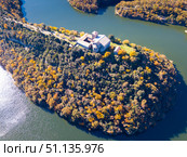 Pere de Casserres on Ter river. Стоковое фото, фотограф Яков Филимонов / Фотобанк Лори