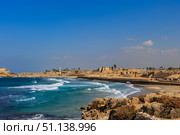 Coastline of Caesaria. (2017 год). Стоковое фото, фотограф Емельянов Евгений Викторович / Фотобанк Лори