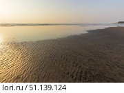 Sunset on Mandrem beach in Goa, India. (2018 год). Стоковое фото, фотограф Емельянов Евгений Викторович / Фотобанк Лори