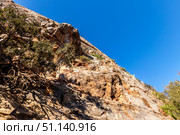 Spinalonga fortress on a clear sunny day. The ruins of leprosolium. (2019 год). Стоковое фото, фотограф Емельянов Евгений Викторович / Фотобанк Лори