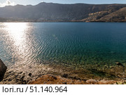 Spinalonga fortress on a clear sunny day. The ruins of leprosolium. (2019 год). Стоковое фото, фотограф Емельянов Евгений Викторович / Фотобанк Лори