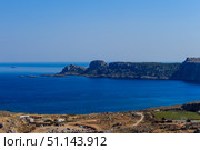 Agios Pavlos Lindos Beach at Rhodes Island. (2017 год). Стоковое фото, фотограф Емельянов Евгений Викторович / Фотобанк Лори