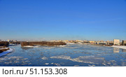 Evening on the Irtysh River, Omsk region, Siberia, Russia (2017 год). Редакционное фото, фотограф Александр Карпенко / Фотобанк Лори