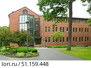 Skidmore College in Saratoga Springs, New York. Tisch Learning Center, home to Psychology, History, American Studies, Sociology, Anthropology, and Social Work departments (2015 год). Редакционное фото, фотограф Валерия Попова / Фотобанк Лори
