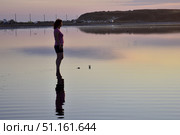Грязевое озеро Соленое, Веселовка, Краснодарский край. Стоковое фото, фотограф Оглоблин Андрей Николаевич / Фотобанк Лори