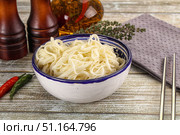 Japanese boiled wheat somet noodles. Стоковое фото, фотограф Андрей Старостин / Фотобанк Лори