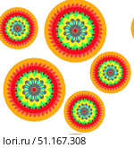Mandalas seamless pattern in vector. Pattern located in swatch menu. Бесшовный паттерн  мандалы  в векторе. Узор находится в меню образцов. Стоковая иллюстрация, иллюстратор Luizavictorya72 / Фотобанк Лори
