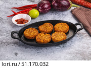 Fried potato crispy golden hash brown. Стоковое фото, фотограф Андрей Старостин / Фотобанк Лори