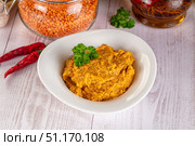 Indian cuisine - Lentil vegan dal. Стоковое фото, фотограф Андрей Старостин / Фотобанк Лори