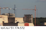 Timelapse. Modern Architecture Taking Shape in Russia. Стоковое видео, видеограф Поскребышев Михаил / Фотобанк Лори