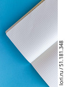 A set of photos on the topic of education and school training. The images show a checkered notebook, a pen and blank pages on a bright background. The concept of studying, school supplies, preparing for lessons, taking notes, planning and returning to school. Photos can be used to design educational materials, advertise stationery, websites about school and student life, as well as for back to school and distance learning concepts. Стоковое фото, фотограф Анастасия Мерчик / Фотобанк Лори