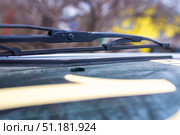 Old Wiper Blades That Need to Be Replaced. Стоковое фото, фотограф Дмитрий Коростылев / Фотобанк Лори