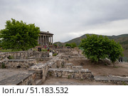 Гарнийский храм в Армении (2024 год). Редакционное фото, фотограф Вероника Куденцова / Фотобанк Лори