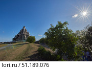 Церковь Преображения Господня в Кижах . Church of the Transfiguration of the Lord in Kizhi (2025 год) Редакционное фото, фотограф Татьяна Сафронова / Фотобанк Лори