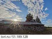 Church of the Transfiguration on Kizhi Island. The architectural ensemble of Kizhi Pogost. Russia. Церковь Преображения Господня на острове Кижи, Карелия. Russia (2025 год) Редакционное фото, фотограф Татьяна Сафронова / Фотобанк Лори