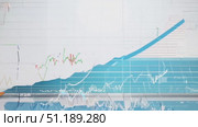 Presentation showcases key market trends using clear visualizations from a financial report, illustrating data for analysis. Стоковое AI-видео, аниматор Данила Большаков / Фотобанк Лори