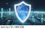 Presentation covers groundbreaking advancements in digital security technologies and their implications for privacy and safety across various sectors. Стоковое AI-видео, аниматор Данила Большаков / Фотобанк Лори
