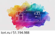 Watch colorful smoke swirl and blend into vibrant shades of blue and pink against a bright background, creating an artistic and mesmerizing effect. Стоковое AI-видео, аниматор Данила Большаков / Фотобанк Лори