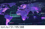 A detailed look at advanced digital interfaces showcasing data visualization in a futuristic command center during a critical simulation event. Стоковое AI-видео, аниматор Данила Большаков / Фотобанк Лори