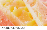Enjoy a delectable treat as fluffy homemade waffles are served warm with rich butter and syrup in a welcoming kitchen atmosphere. Стоковое AI-видео, аниматор Данила Большаков / Фотобанк Лори