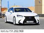 Lexus GS350. Редакционное фото, фотограф Art Konovalov / Фотобанк Лори