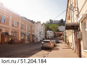 Городецкий переулок в городе Нижний Новгород, Россия, лето 2025. Редакционное фото, фотограф Юлия Киселёва / Фотобанк Лори