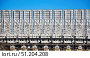 Arkhyz, Russia. - October 6, 2024: RATAN-600 Radio Telescope, Astrophysical Observatory. Редакционное фото, фотограф Наталия Кирсанова / Фотобанк Лори
