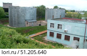 internal territory of the heat station. Стоковое видео, видеограф Алексей Сергеев / Фотобанк Лори