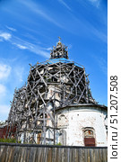Церковь Рождества Пресвятой Богородицы (Ильинская церковь). 1744-1761г.г. Город Тобольск. Стоковое фото, фотограф Александр Тараканов / Фотобанк Лори