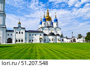 Город Тобольск. Тобольский кремль. Софийско-Успенский кафедральный собор и Соборная ризница. Стоковое фото, фотограф Александр Тараканов / Фотобанк Лори