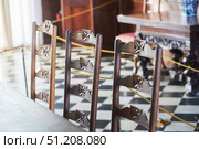 PETERHOF, Russia - May 29, 2021: Interior of the Monplaisir Palace. Architecture of the 18th century. Palace Chairs. Редакционное фото, фотограф Наталия Кирсанова / Фотобанк Лори