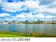 Озеро Нижний Кабан. Город Казань (2024 год). Редакционное фото, фотограф Макаров Алексей / Фотобанк Лори