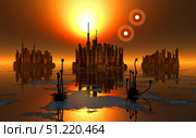 Proxima b planet orbiting the Proxima Centauri red dwarf star. Mark Stevenson/Stocktrek Images/TASS. Стоковое фото, агентство ТАСС / Фотобанк Лори