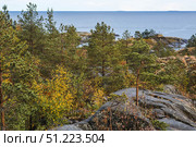 Ladoga skerries, stone islands on Lake Ladoga. Republic of Karelia, Russia. Стоковое фото, фотограф Photojuli / Фотобанк Лори