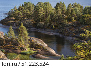 Ladoga skerries, stone islands on Lake Ladoga. Republic of Karelia, Russia. Стоковое фото, фотограф Photojuli / Фотобанк Лори