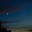 Blue summer night sky, crescent moon and dark silhouette of Orthodox church with cross, copy space. Стоковое фото, фотограф irisff / Фотобанк Лори