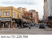 One of the central intersections of the city of Bejaia. Algeria. Редакционное фото, фотограф Евгений Ткачёв / Фотобанк Лори