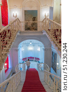 Stasovskaya (Church) Staircase in the Catherine Imperial Palace. Редакционное фото, фотограф Михаил Аккуратoв / Фотобанк Лори