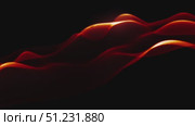 Abstract Fiery Flames Procedural Animation on Black Background. Стоковая анимация, аниматор Mihail Mihaylov / Фотобанк Лори