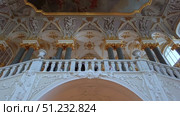 Saint-Petersburg, Russia - May 18th, 2022. Interiors of the State Hermitage Museum. Редакционное видео, видеограф Denis Vostrikov / Фотобанк Лори
