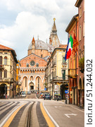 Padova, Italy - September 3rd, 2018. Beautiful architecture of Padova in sunny day. Редакционное фото, фотограф Denis Vostrikov / Фотобанк Лори