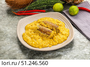 Indian cuisine - Malai kofta with gravy. Стоковое фото, фотограф Андрей Старостин / Фотобанк Лори